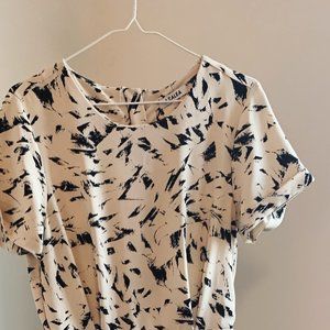 Paint Splatter White Jumpsuit -